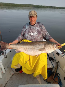 Striped Bass Hooked on Hudson River fishing tours!